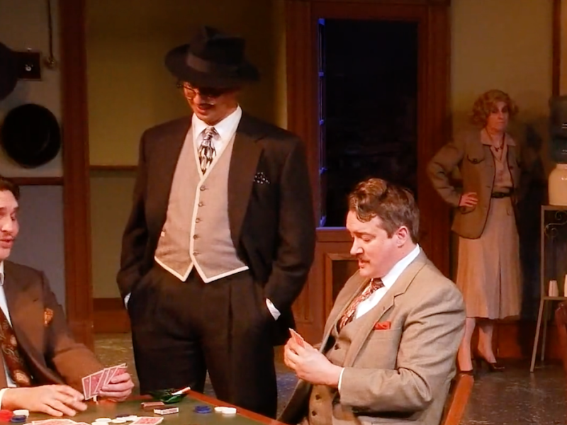 production still from Front Page