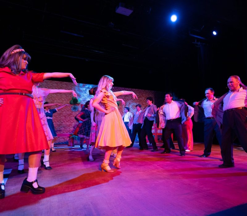 The cast of Grease